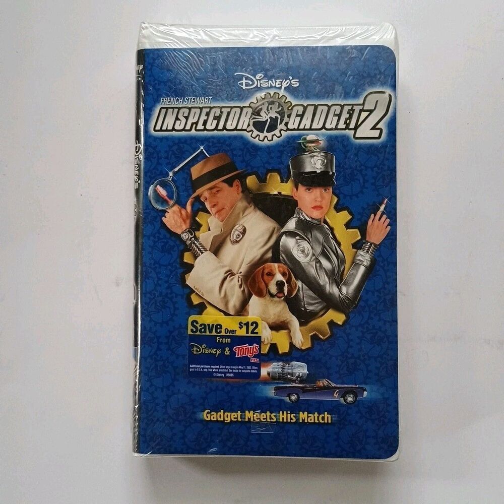 Walt Disney Inspector Gadget 2 VHS Brand New Factory Sealed Rated G 88 Minutes